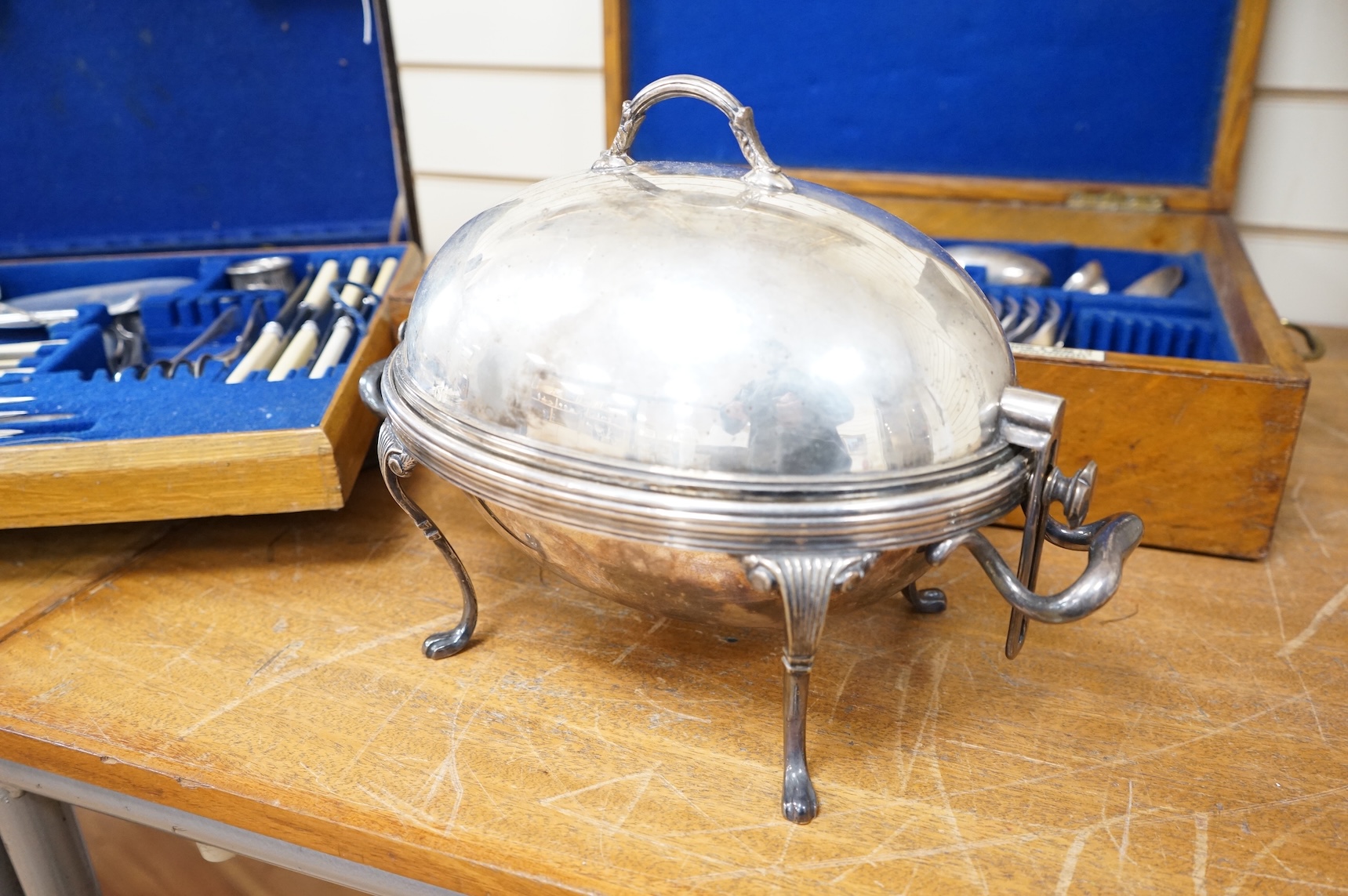 A quantity of various plated wares, some WMF
